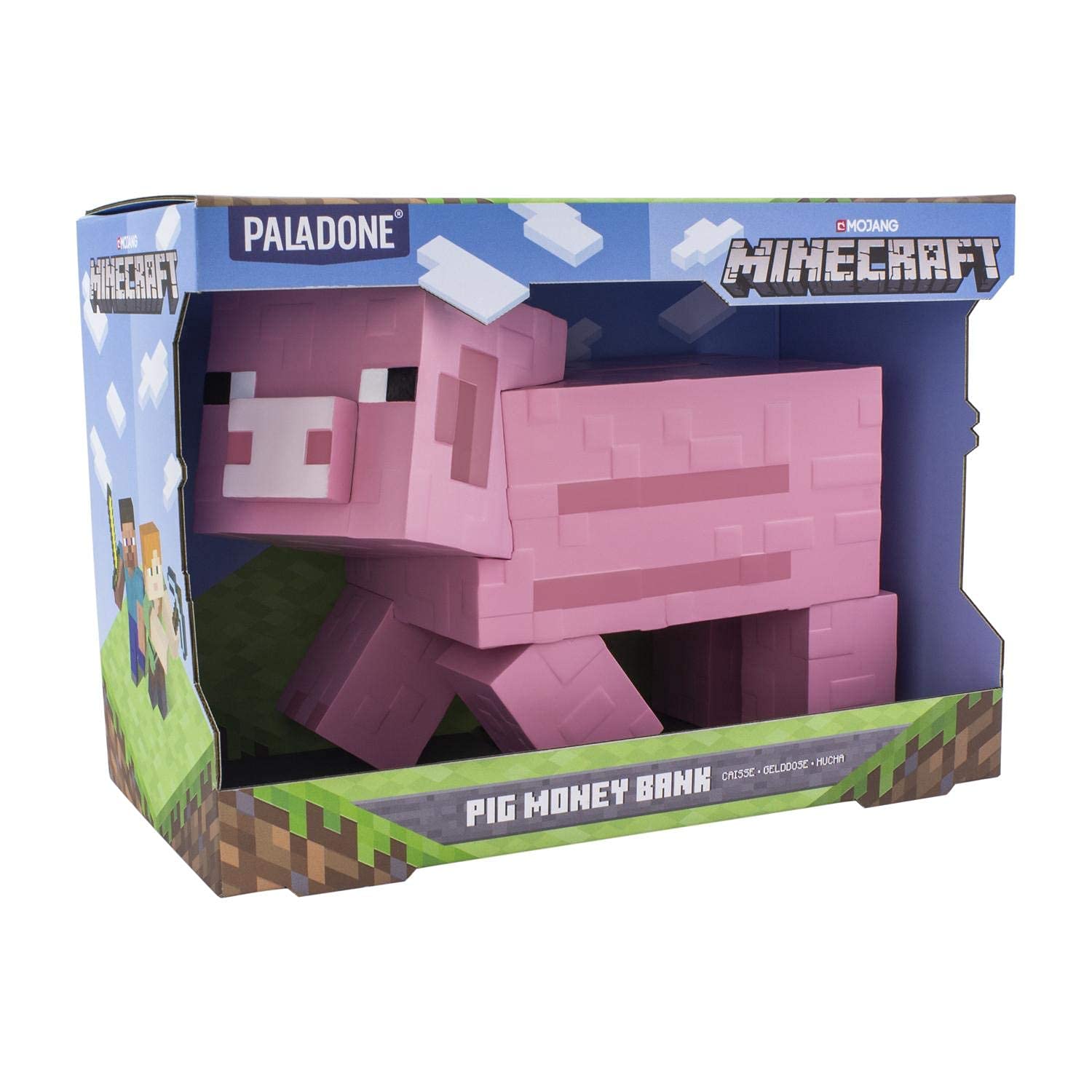 Paladone Homeware Minecraft Sparschwein Schwein rosa 19 cm