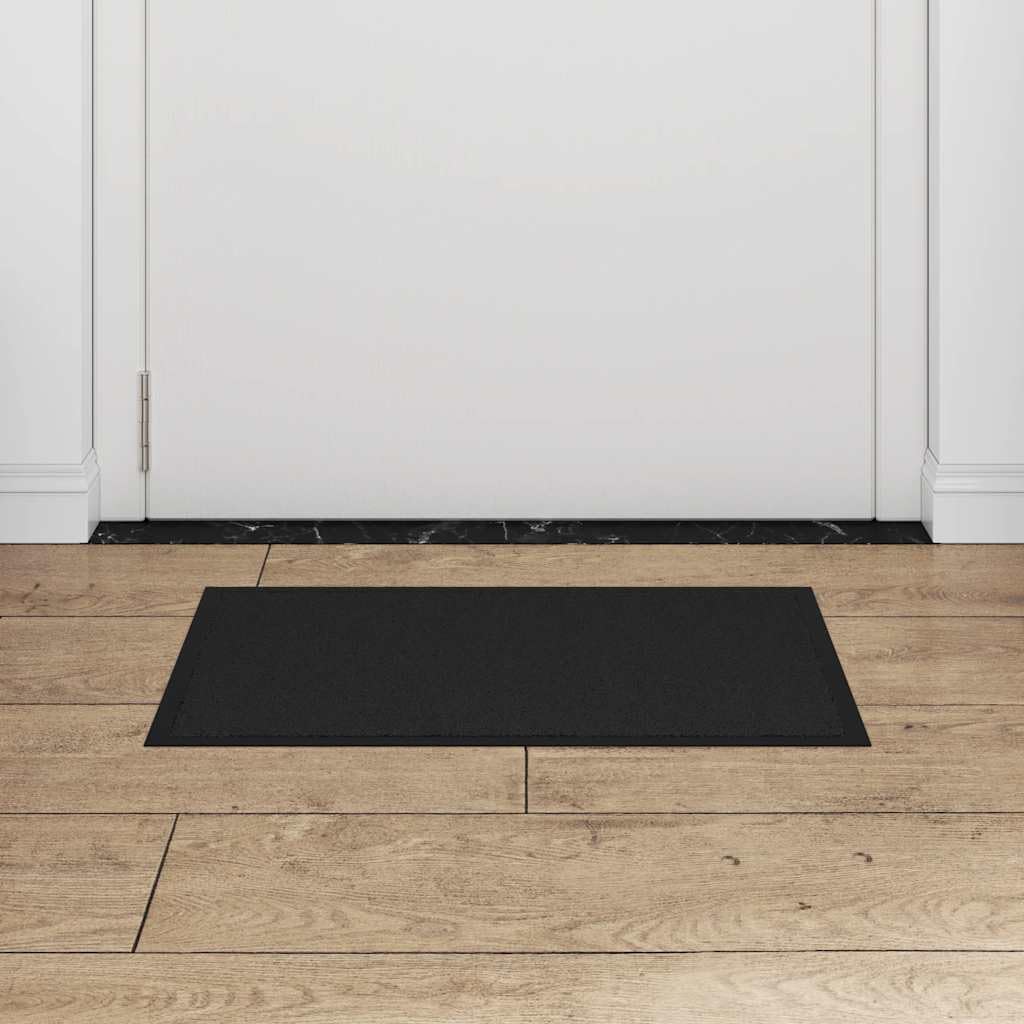 vidaXL Heim & Garten Fußmatte Schwarz 40x60 cm Polypropylen