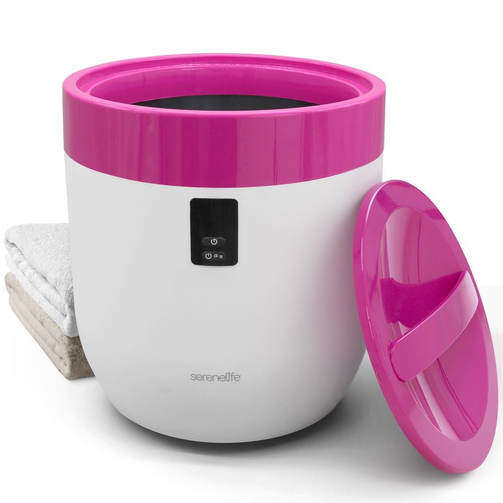 Serenelife Towel Warmers Handtuchwärmer 12L Pink Timer