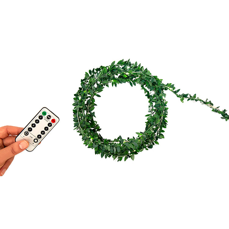 Kikkerland Home Leaf String Lights Lichterkette LED 3m Blätter