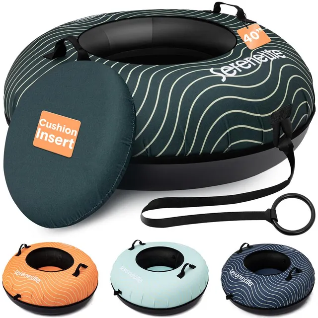 Serenelife Kids Play Snow Tube 40 Zoll Schneereifen grün