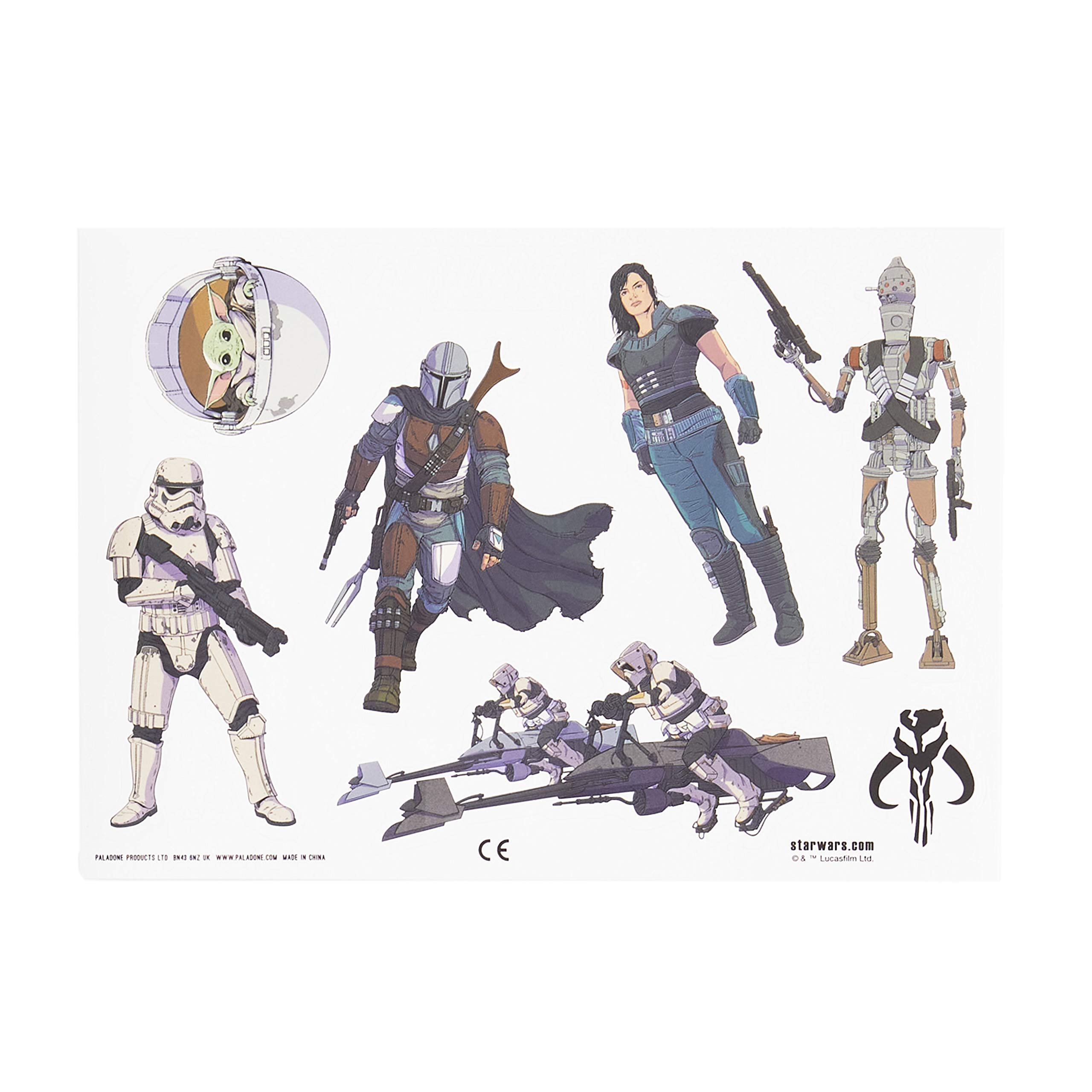 Paladone Homeware Mandalorian Gadget-Aufkleber 4 Blätter kaufen