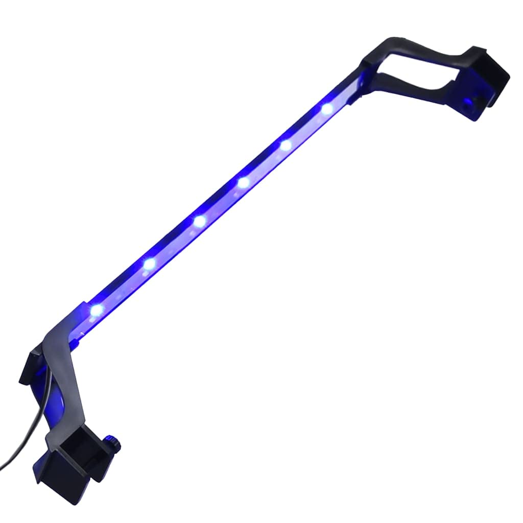 vidaXL LED Aquariumleuchte 55-70cm Blau Weiß Klemmen