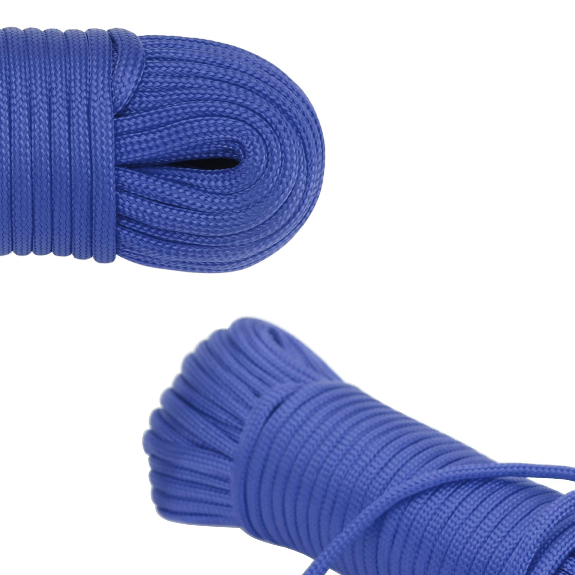 Intirilife Garten Outdoor Paracord Seil 550 blau 31 m