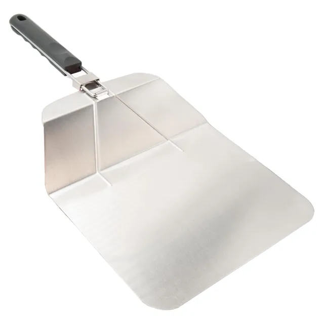 Intirilife Pizzaschieber Edelstahl 53,5 cm Faltbar Pizzaheber Klappgriff