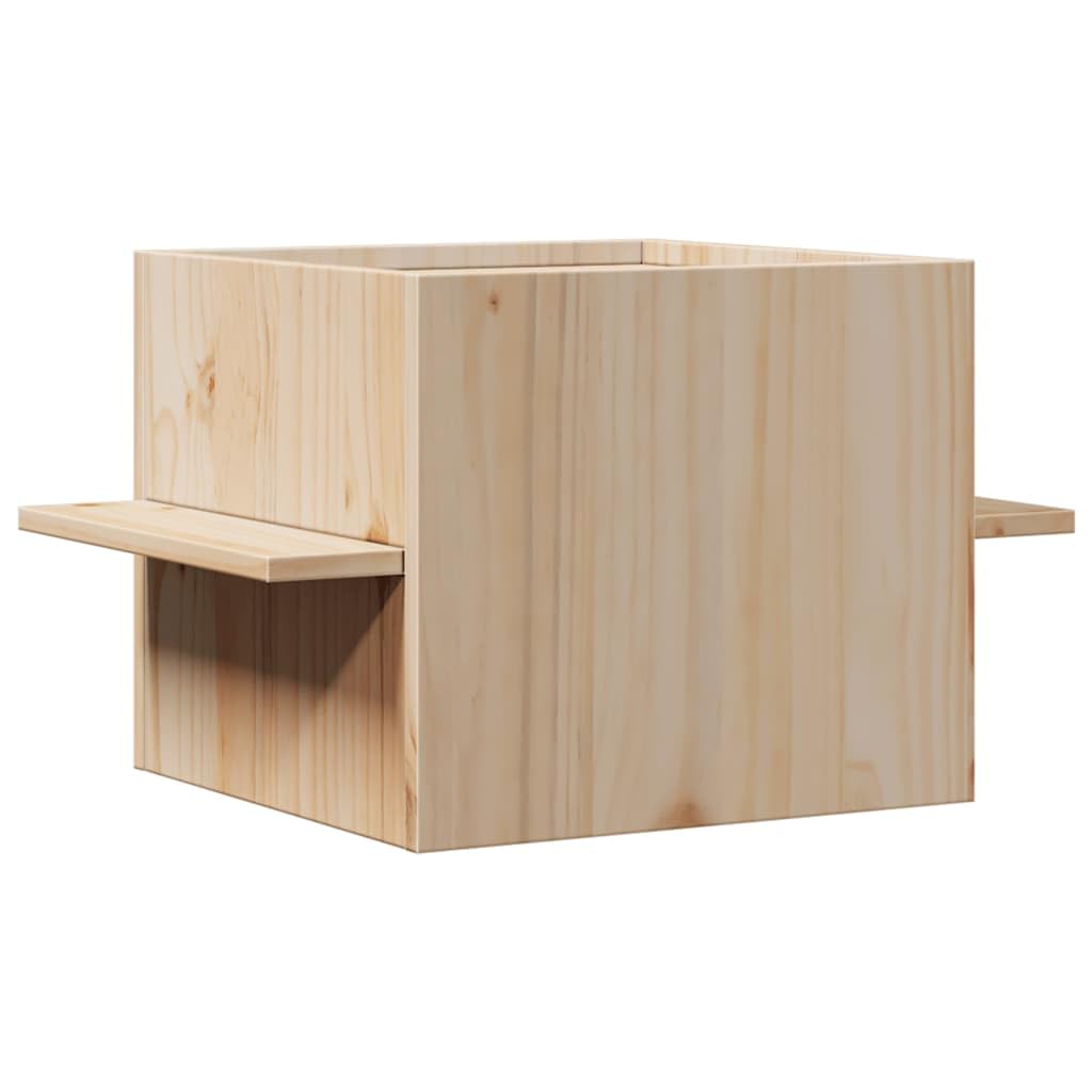 vidaXL Katzenhaus 51x35x30 cm Massivholz Kiefer Indoor