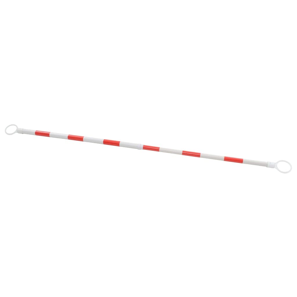 vidaXL Teleskopstange 130-215cm Absperrstange 2er Set ausziehbar