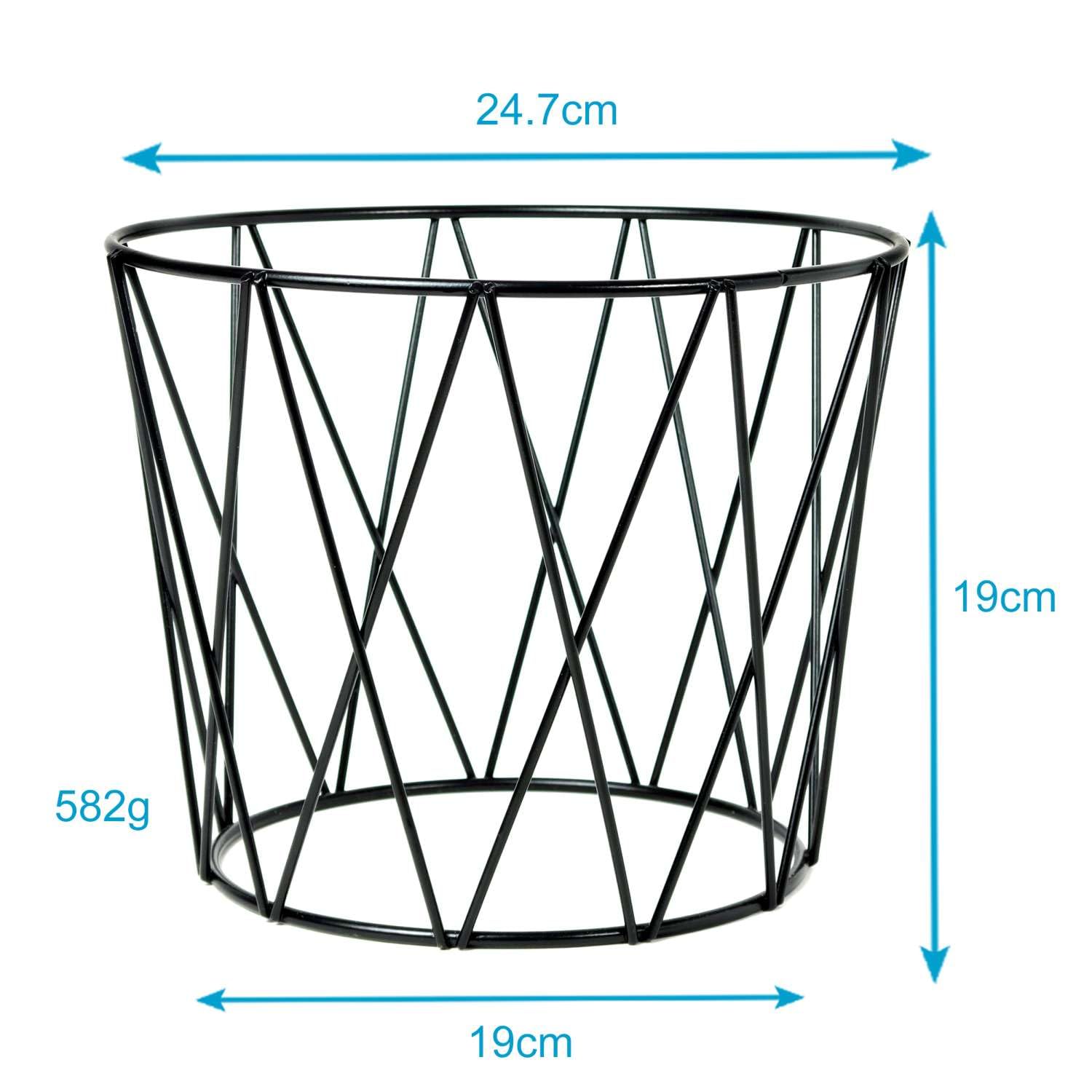 Intirilife Pizza Servierständer Eisen Schwarz 24,7 cm