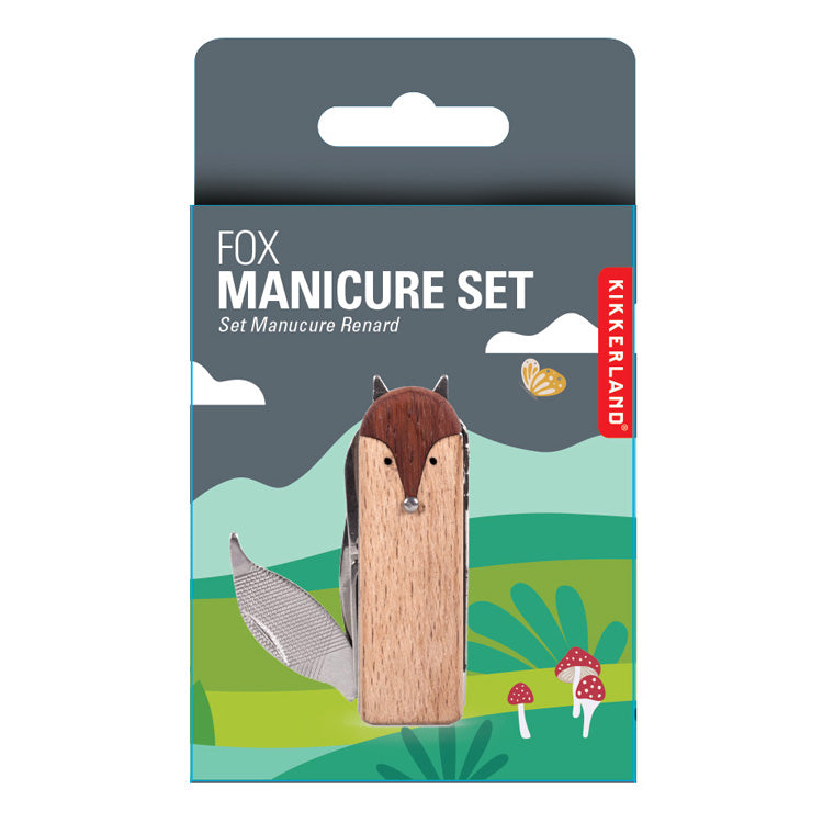 Kikkerland Tools & Wellness Fox Maniküre Set Fuchs Design
