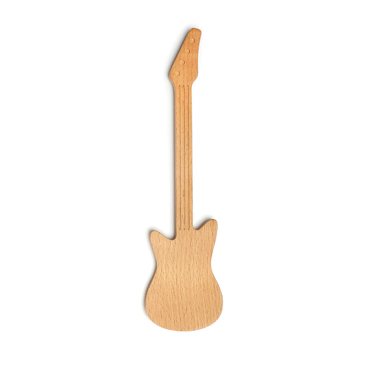 Kikkerland Rockin Pfannenwender Holz Buche Gitarre