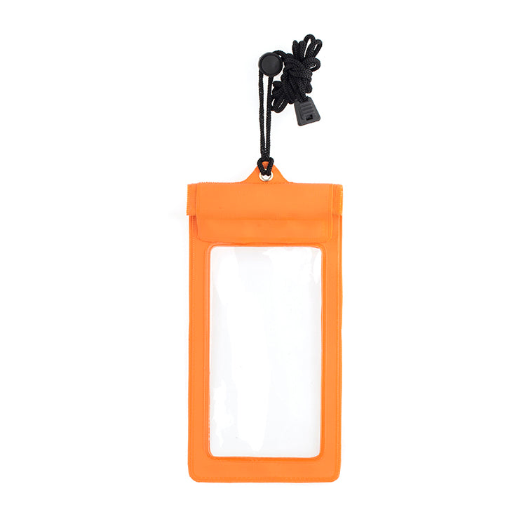 Kikkerland Orange Waterproof Phone Sleeve Handyhülle