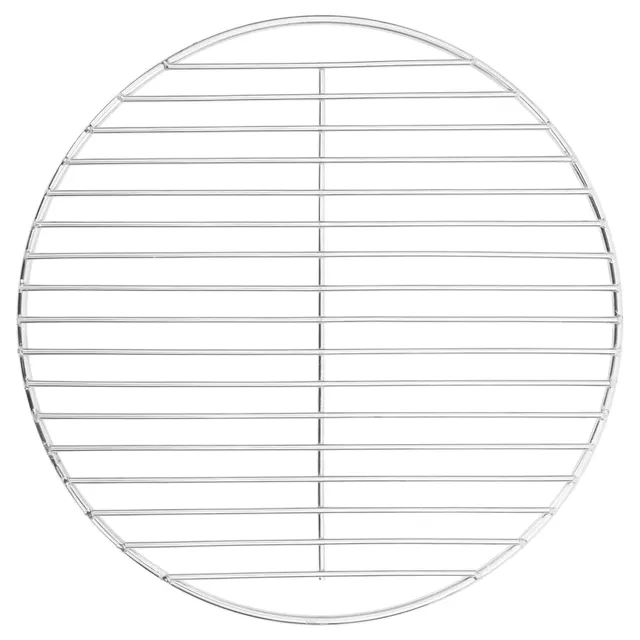 vidaXL BBQ Grillrost rund 34,5 cm Edelstahl 304