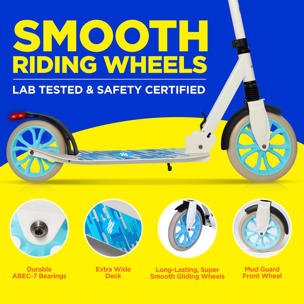 Serenelife Scooters Tretroller Klappbar Erwachsene 100kg