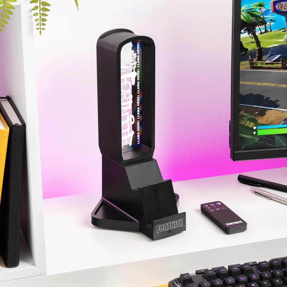 Paladone Fortnite Kopfhörerständer 3-in-1 RGB Ladestation