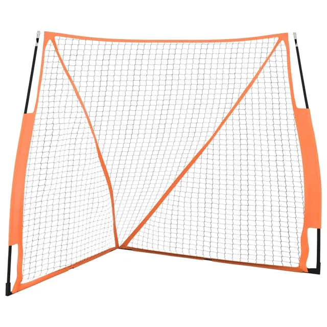 vidaXL Sportartikel Baseball-Netz Tragbar 183cm Orange Polyester