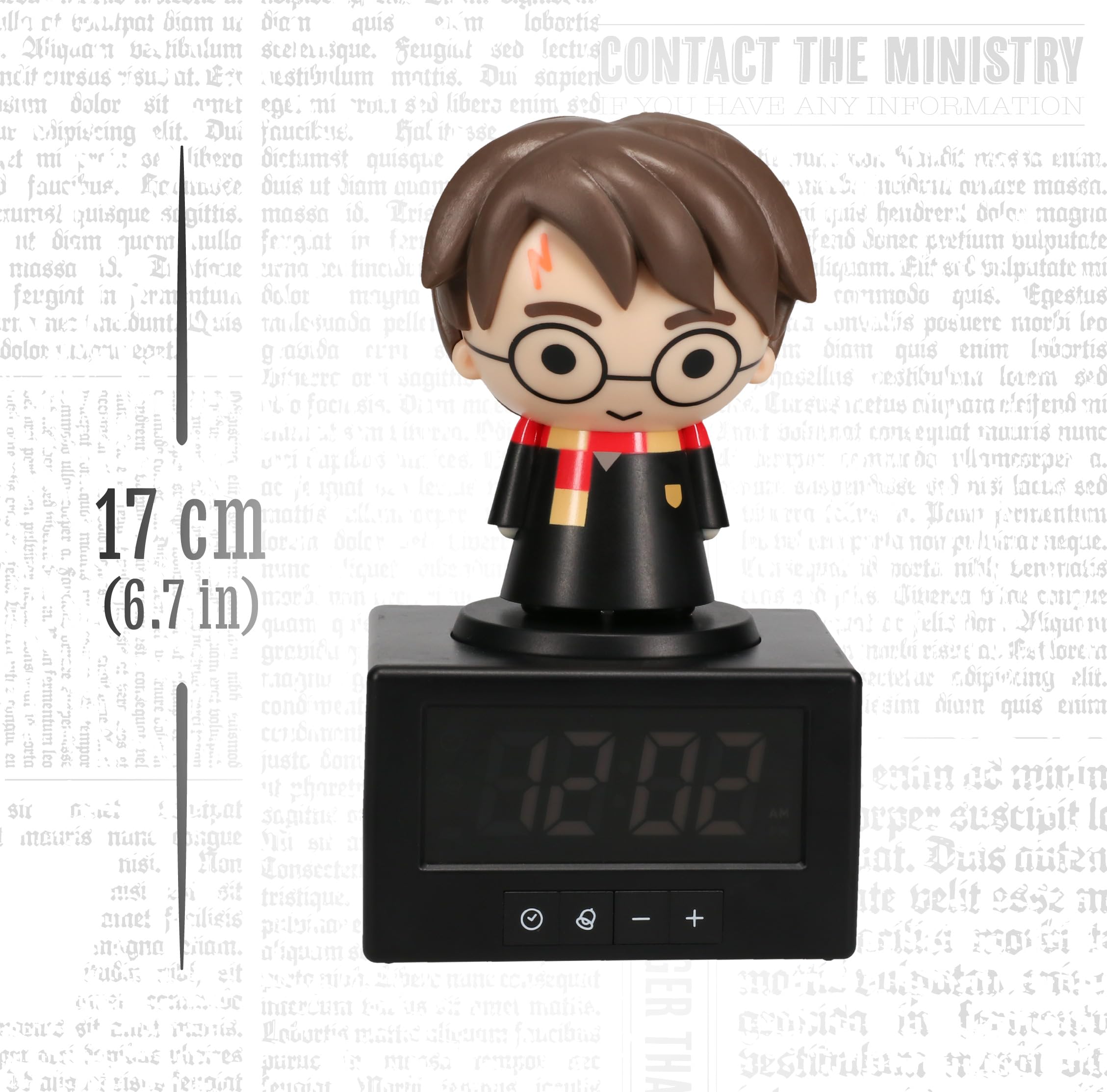 Paladone Harry Potter Digitaler Wecker 17 cm mit Licht
