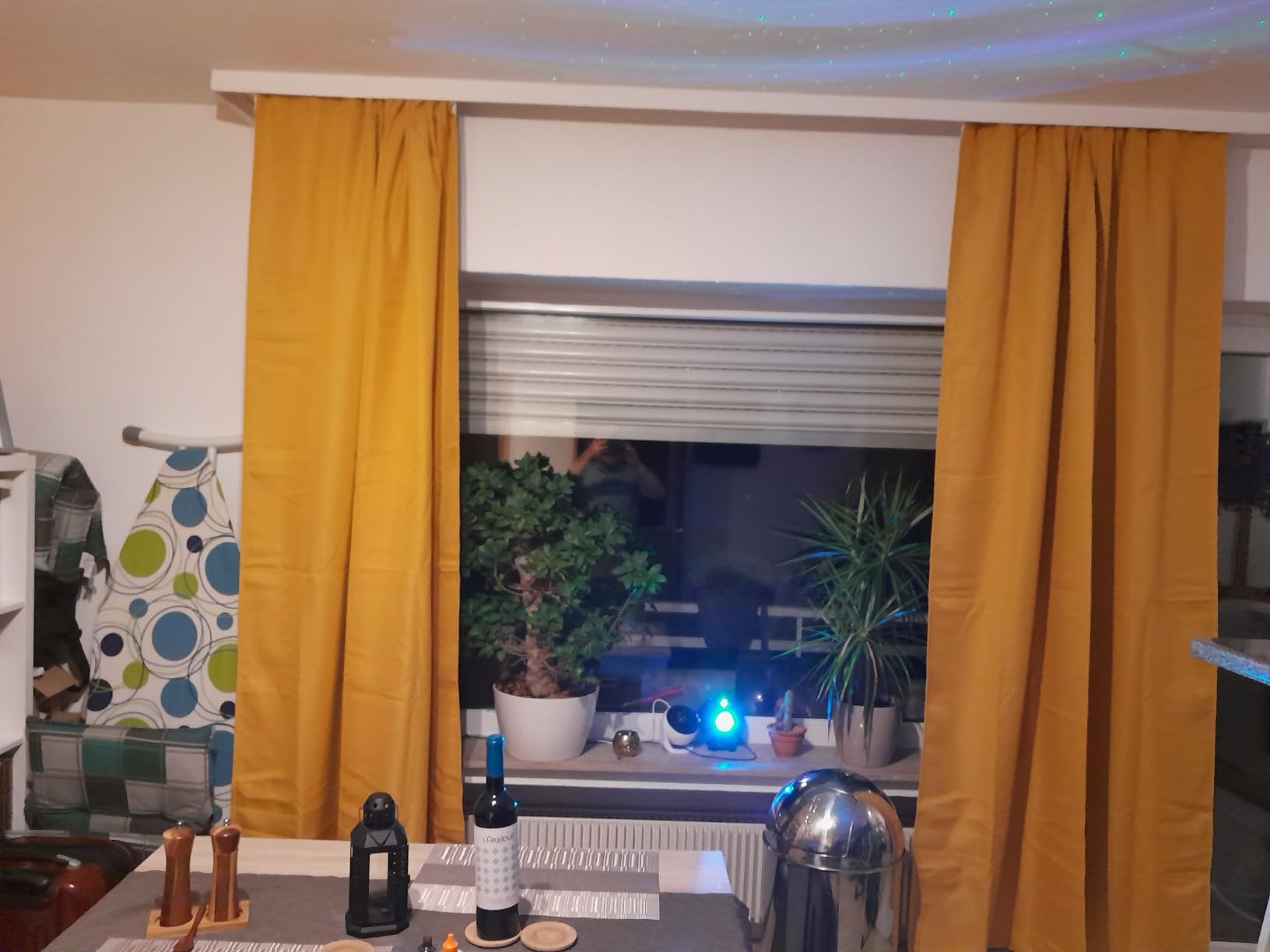 vidaXL Verdunkelungsvorhang 2er beige 140x245 cm Leinenoptik