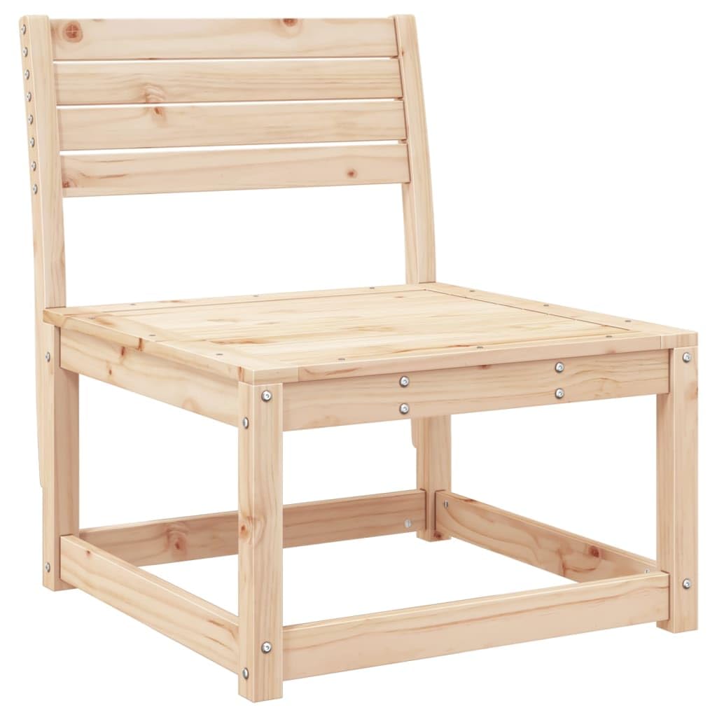 vidaXL Gartensofa ohne Armlehnen Kiefer Massivholz 63,5 cm
