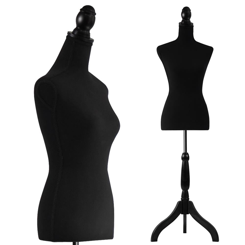 Serenelife Dress Form Damen Schneiderpuppe Schwarz verstellbar