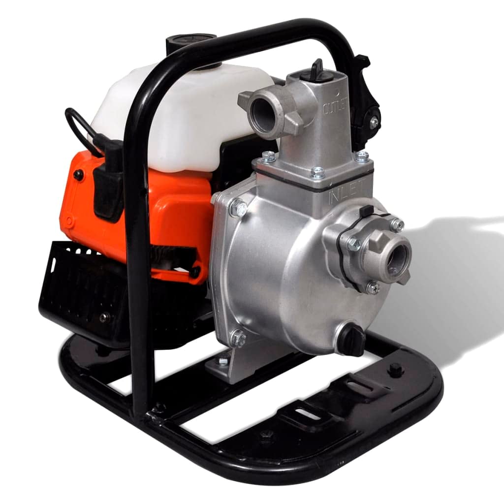 vidaXL Benzin-Wasserpumpe 2-Takt 1,2kW 11,5m³/h