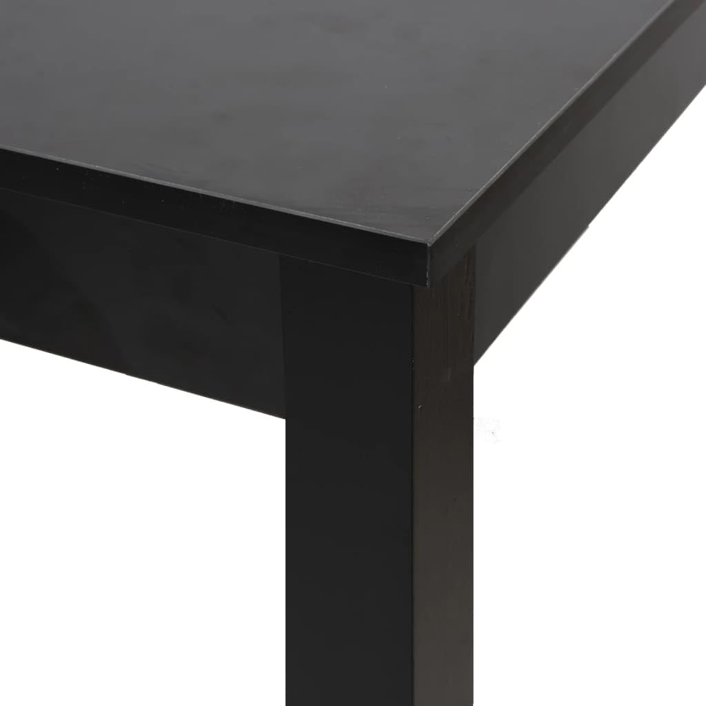 vidaXL Bartisch MDF Schwarz 55x55x107 cm Stehtisch
