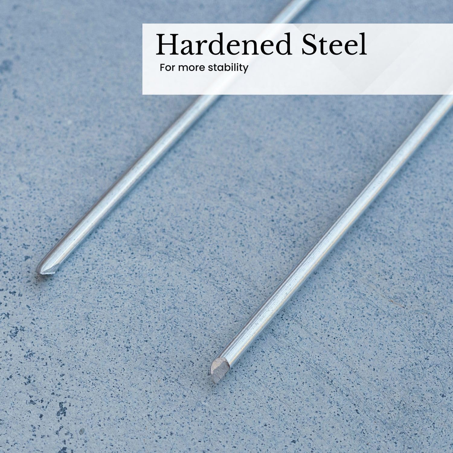 Intirilife Erdanker 50 Stück 150 mm Stahl verzinkt