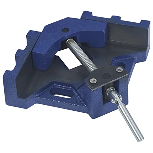 vidaXL Winkel Schraubstock Winkelschraubstock Gusseisen 104 mm