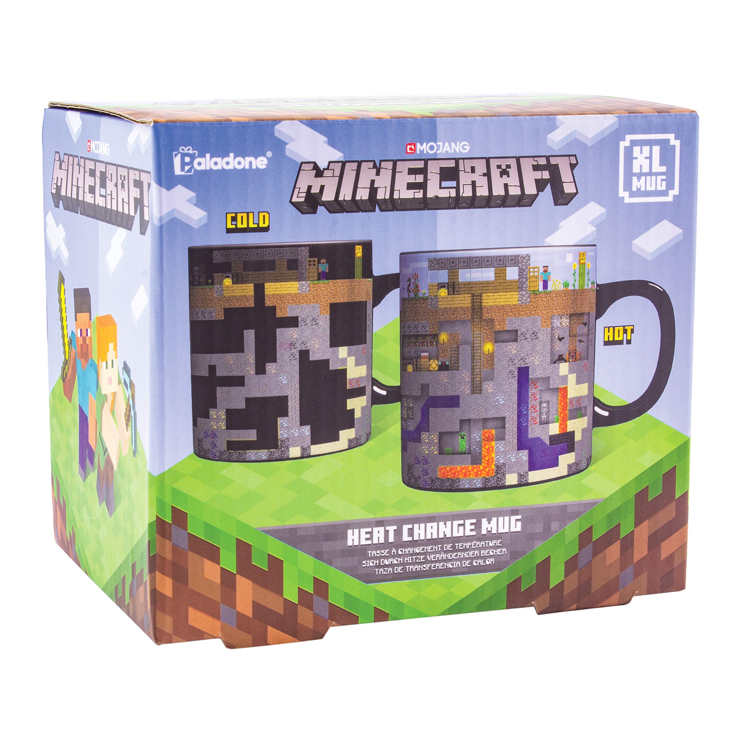 Paladone Minecraft XL Farbwechsel Tasse 550ml