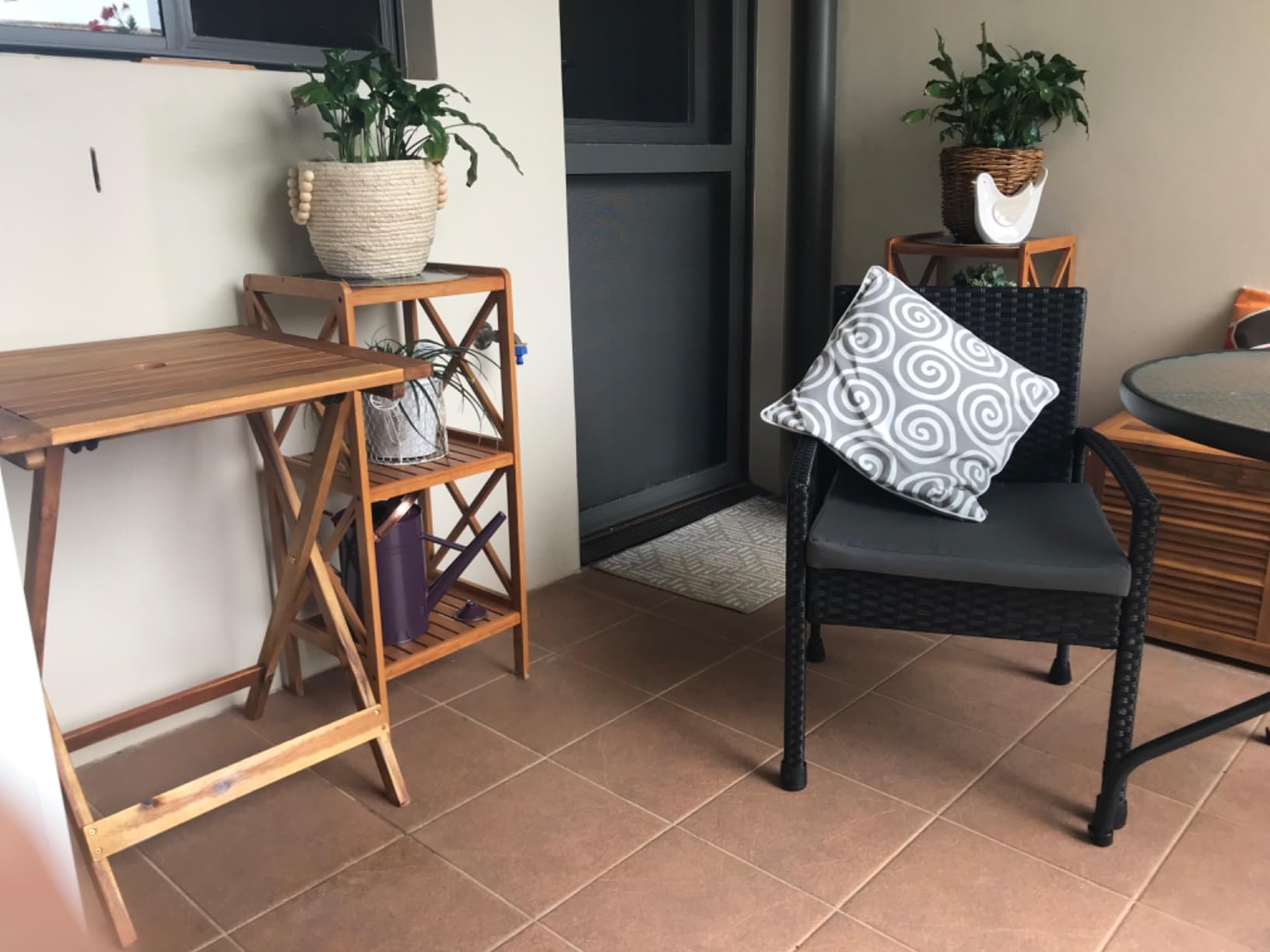vidaXL Gartentisch Akazie 60x60x75 cm klappbar