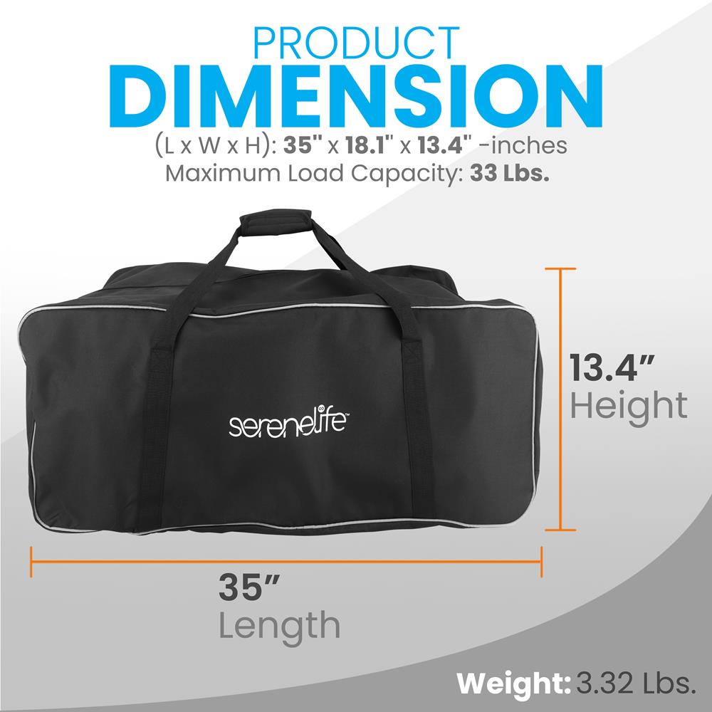 Serenelife Camping Golf Duffel Tasche Nylon XL wasserabweisend