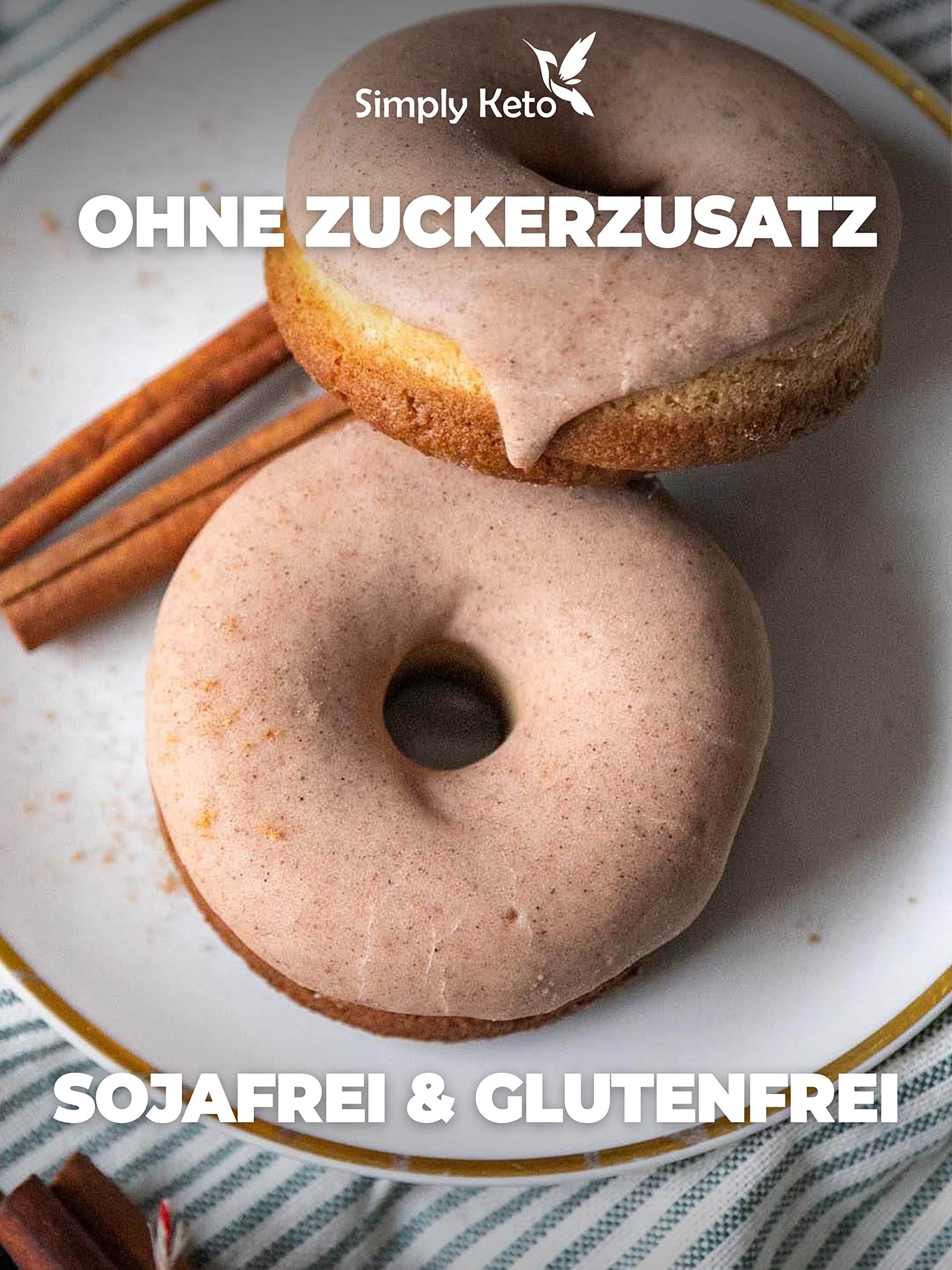 Keto Zimtschnecke Donuts 2er Pack Low Carb Erythrit