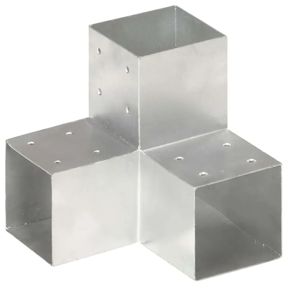 vidaXL Heim & Garten Pfostenverbinder Y-Form 101x101 mm verzinkt