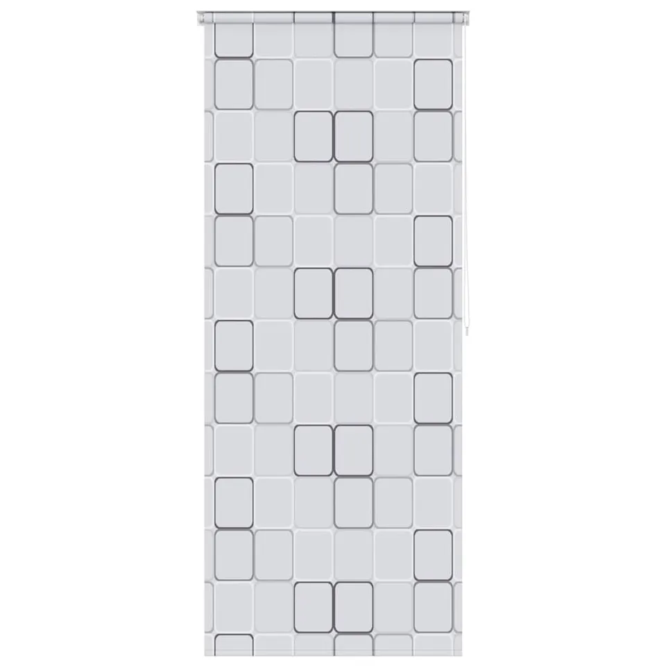 vidaXL Duschrollo 120x240 cm Quadratmuster EVA Rollo