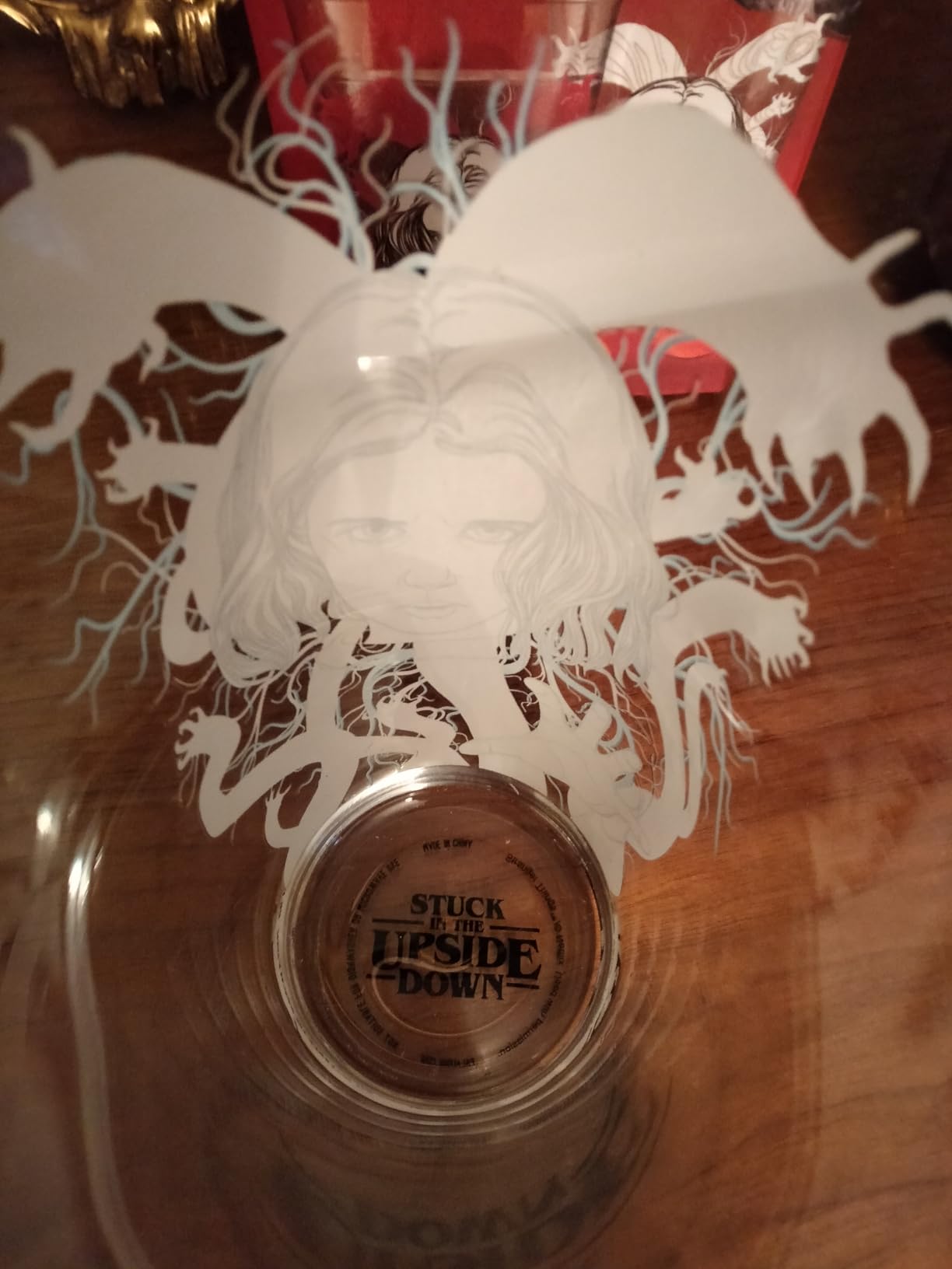 Paladone Drinkware Stranger Things Eleven Trinkglas Farbwechsel 450ml