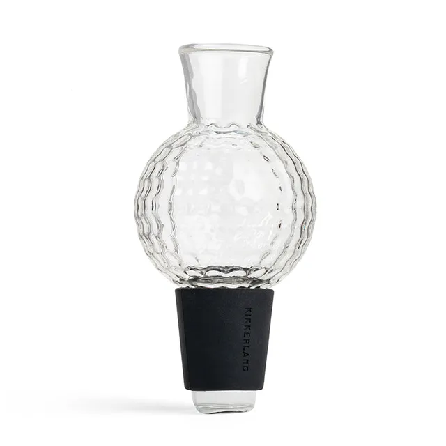 Kikkerland Golf Wine Aerator Weinbelüfter Golfball Glas