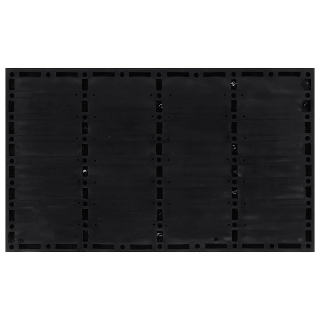 vidaXL Heim & Garten Fußmatte 45x75 cm rechteckig Kokos rutschfest