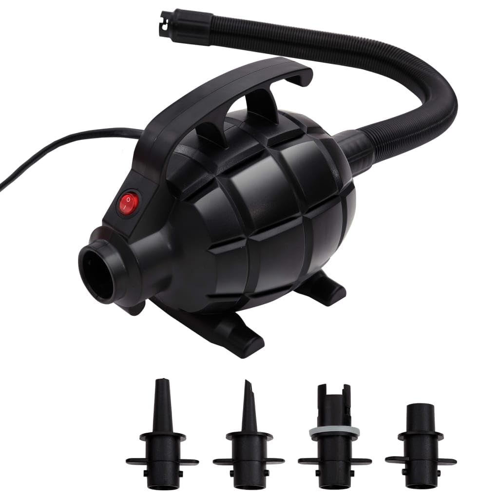 vidaXL Luftpumpe Elektrisch SUP Schwarz ABS 220-240V