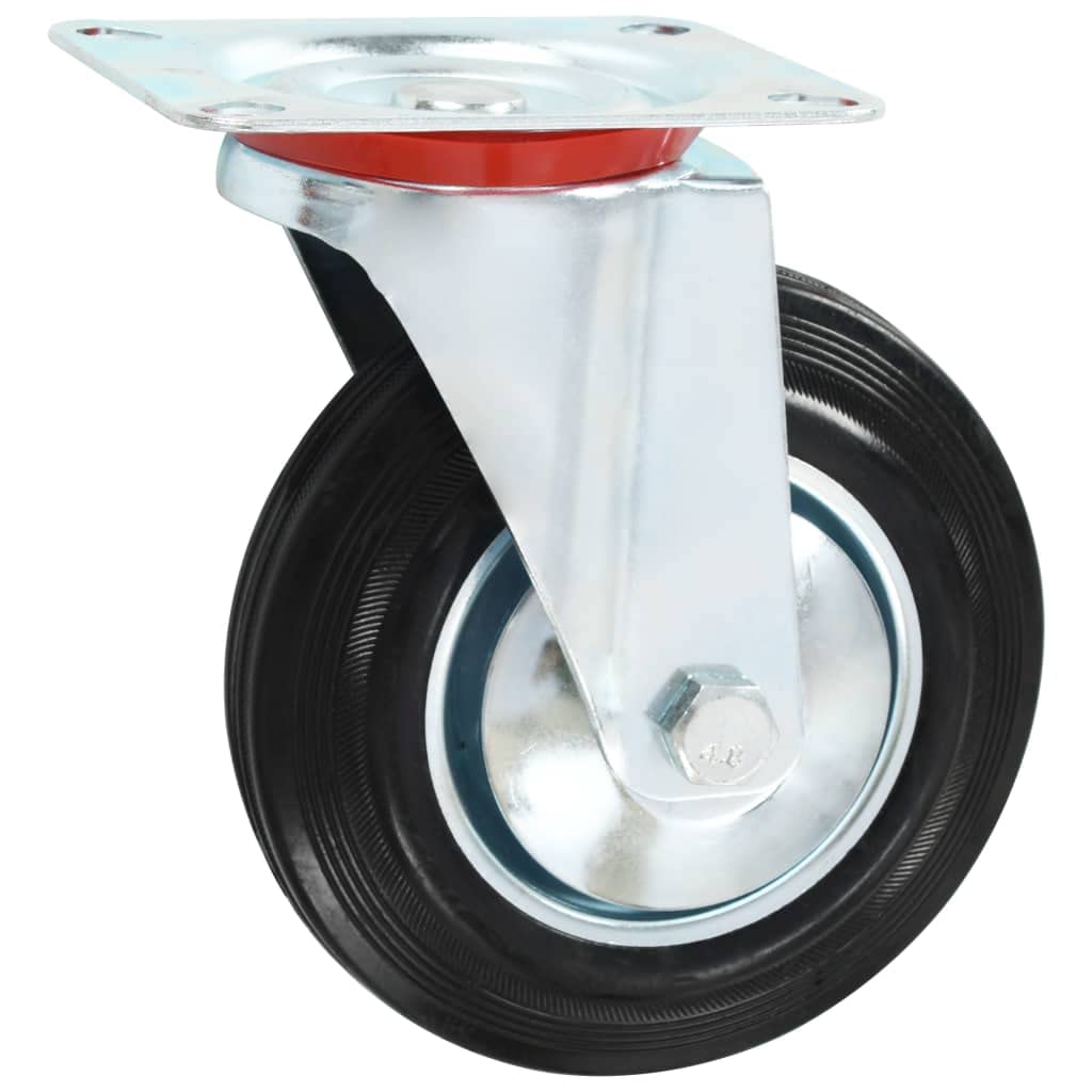 vidaXL Lenkrollen 160 mm Möbelrollen 4 Stück Gummi leise
