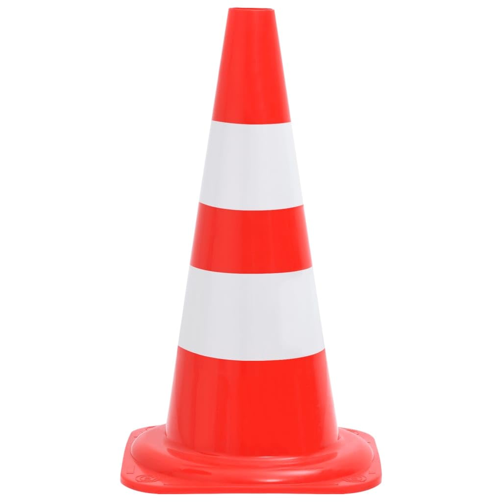 vidaXL Verkehrskegel Reflektierend Rot 50 cm 20 Stk