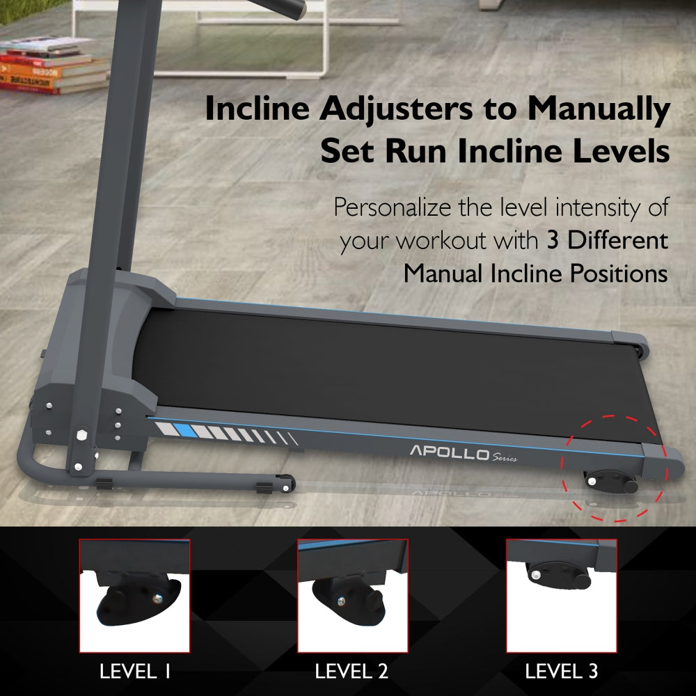 SereneLife Fitness Laufband klappbar Bluetooth 1,0HP