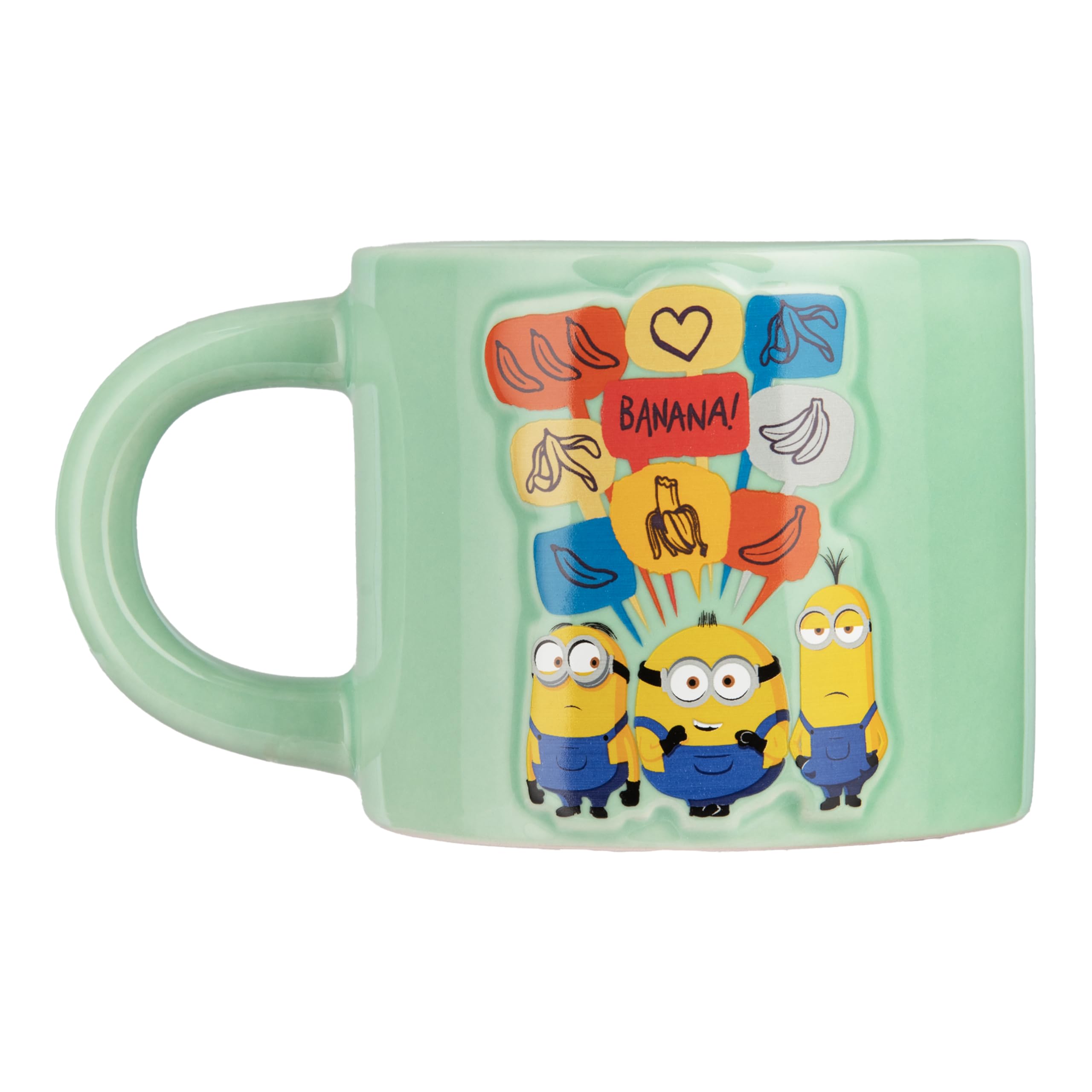 Paladone Minions Relief-Tasse Keramik 400ml Pastellgrün