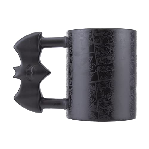 Paladone Drinkware Batman Becher Modern Batarang-Griff 450 ml schwarz