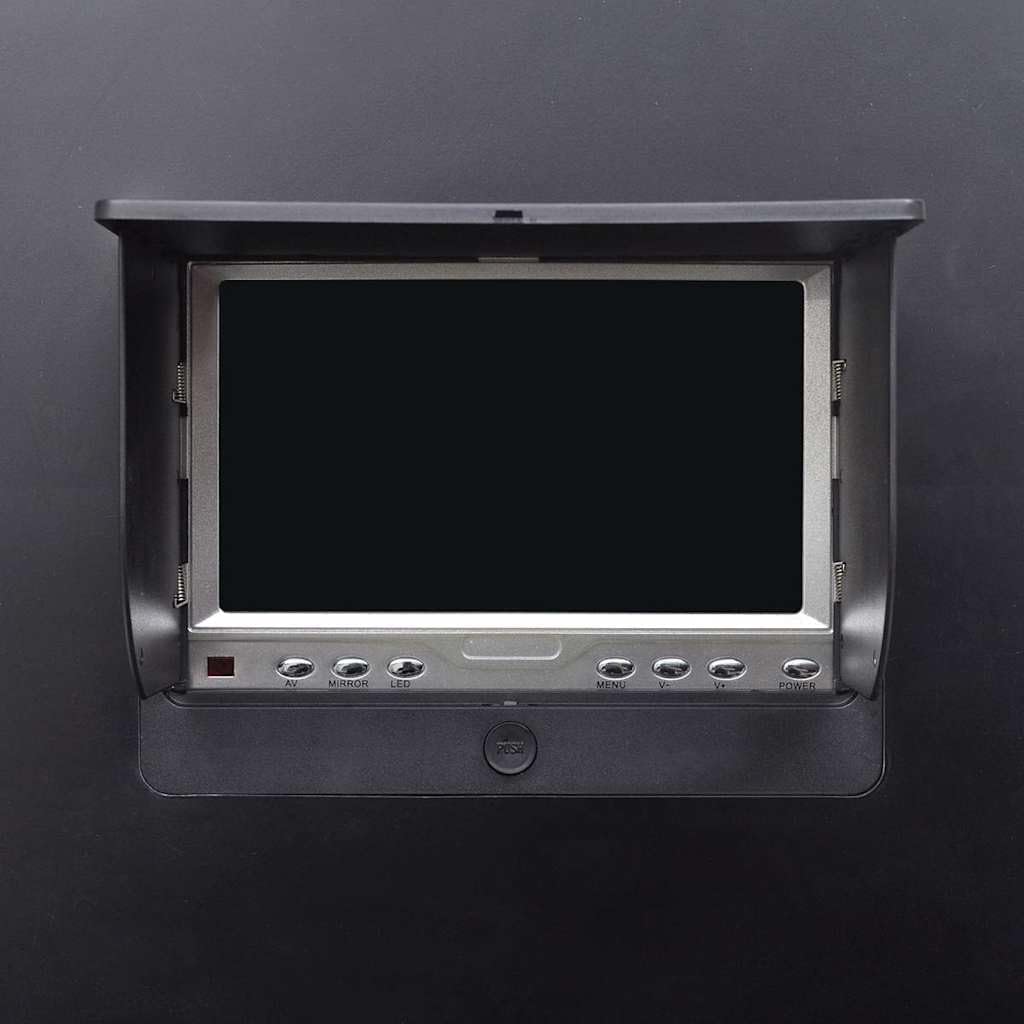 vidaXL Rohrkamera 30 m mit DVR Monitor wasserdicht LED