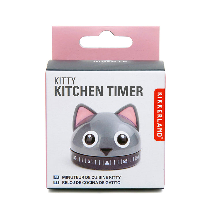 Kikkerland Kitchen Timer Katze mechanisch 60 Min