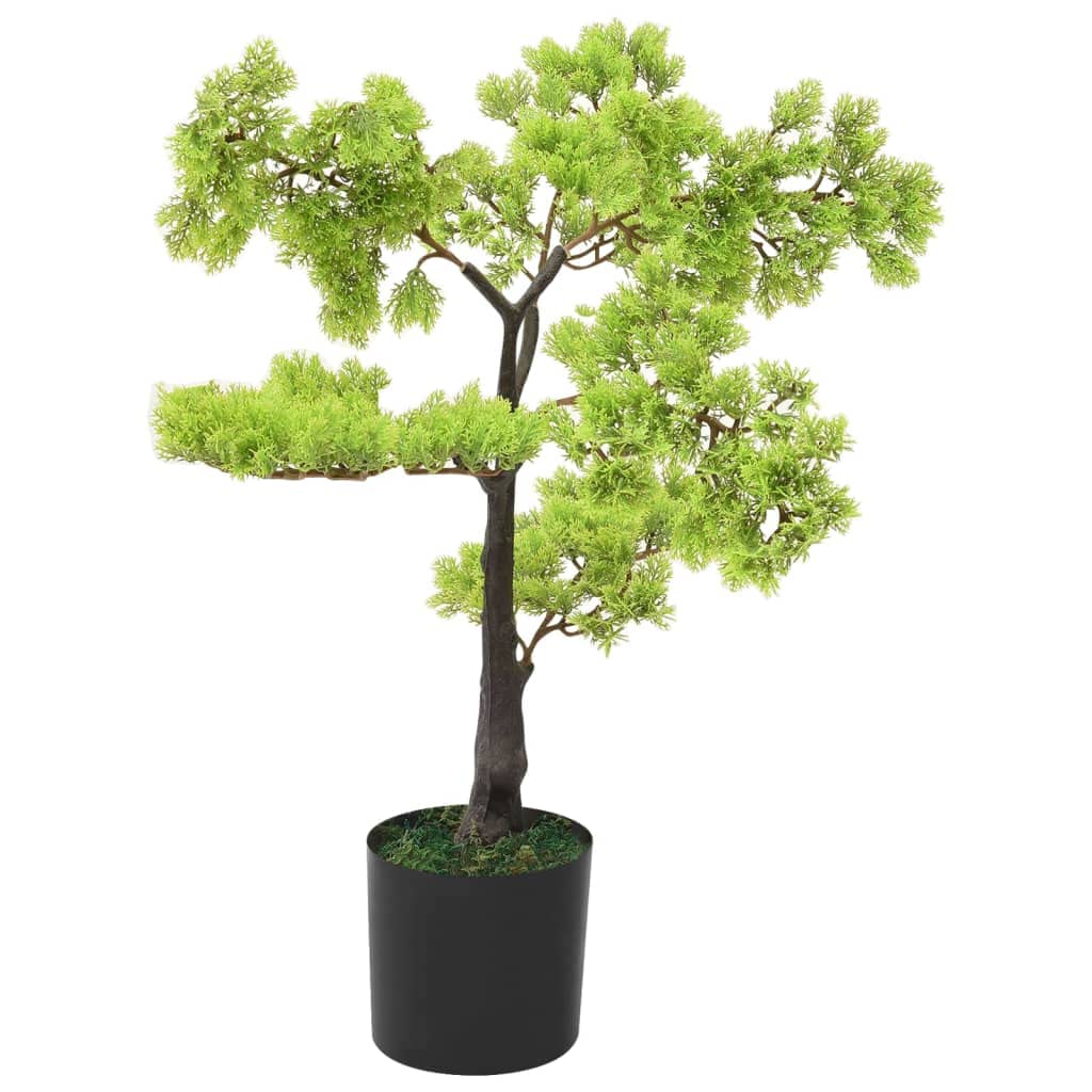 vidaXL Bonsai Pinus künstlich 60cm Dunkelgrün mit Topf