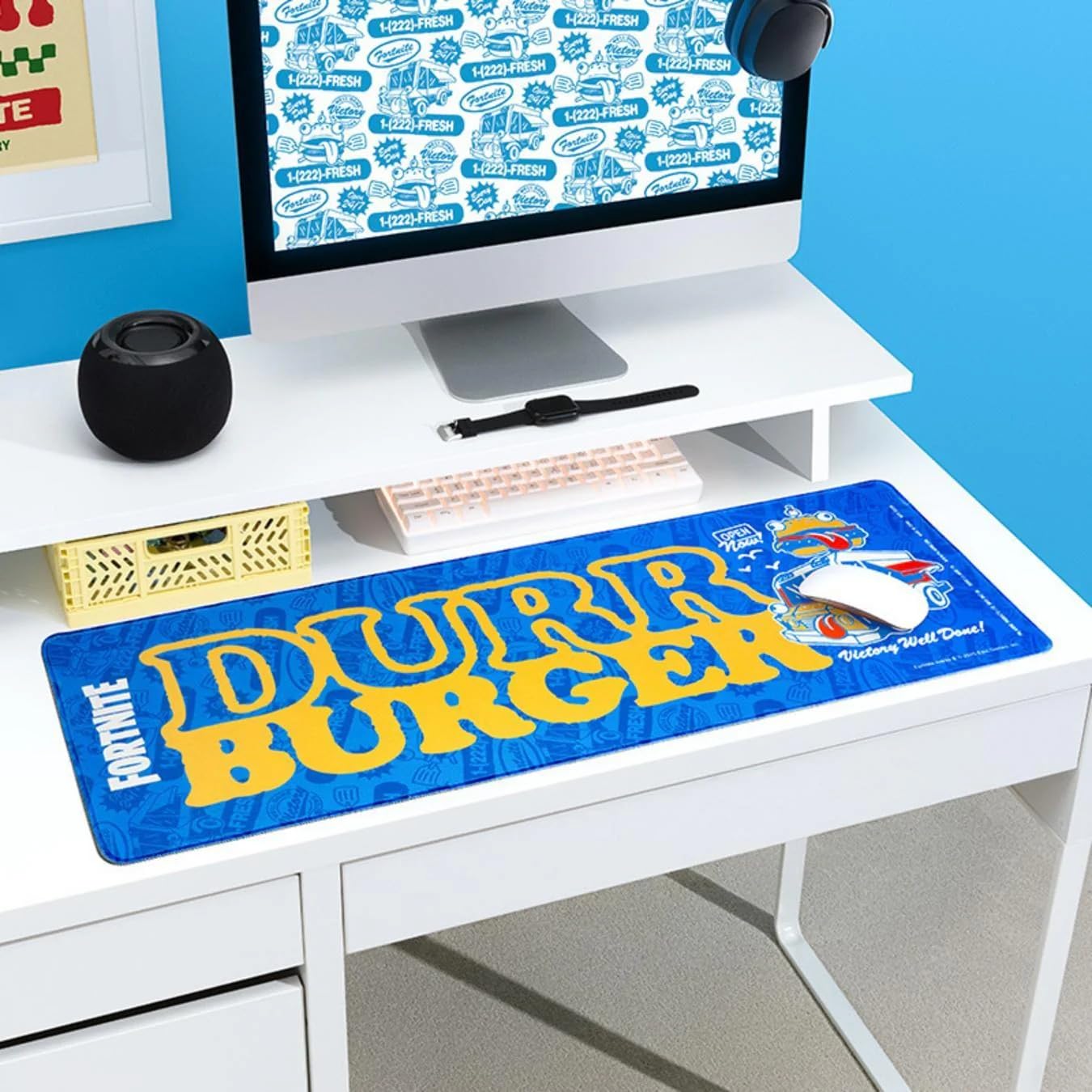 Paladone Homeware Fortnite Schreibtischunterlage 80x30 Durr Burger