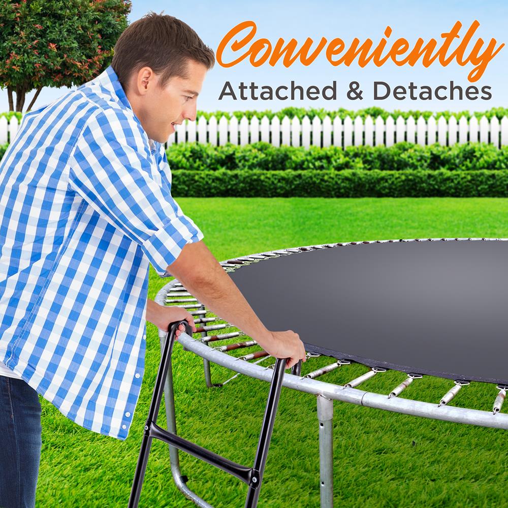 Serenelife Fitness Trampolinleiter Stahl verzinkt 264 lbs Outdoor