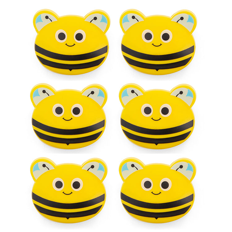 Kikkerland Bee Bag Clips Bienen Tütenclips 6er Set