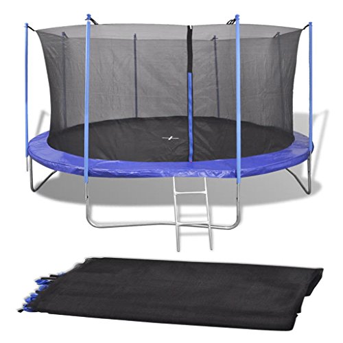 vidaXL Sicherheitsnetz für 3,05 m Runde Trampoline Ersatznetz
