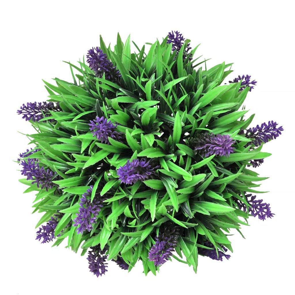 vidaXL Buchsbaumkugel Lavendel 28cm 2 Stk. Kunstpflanze